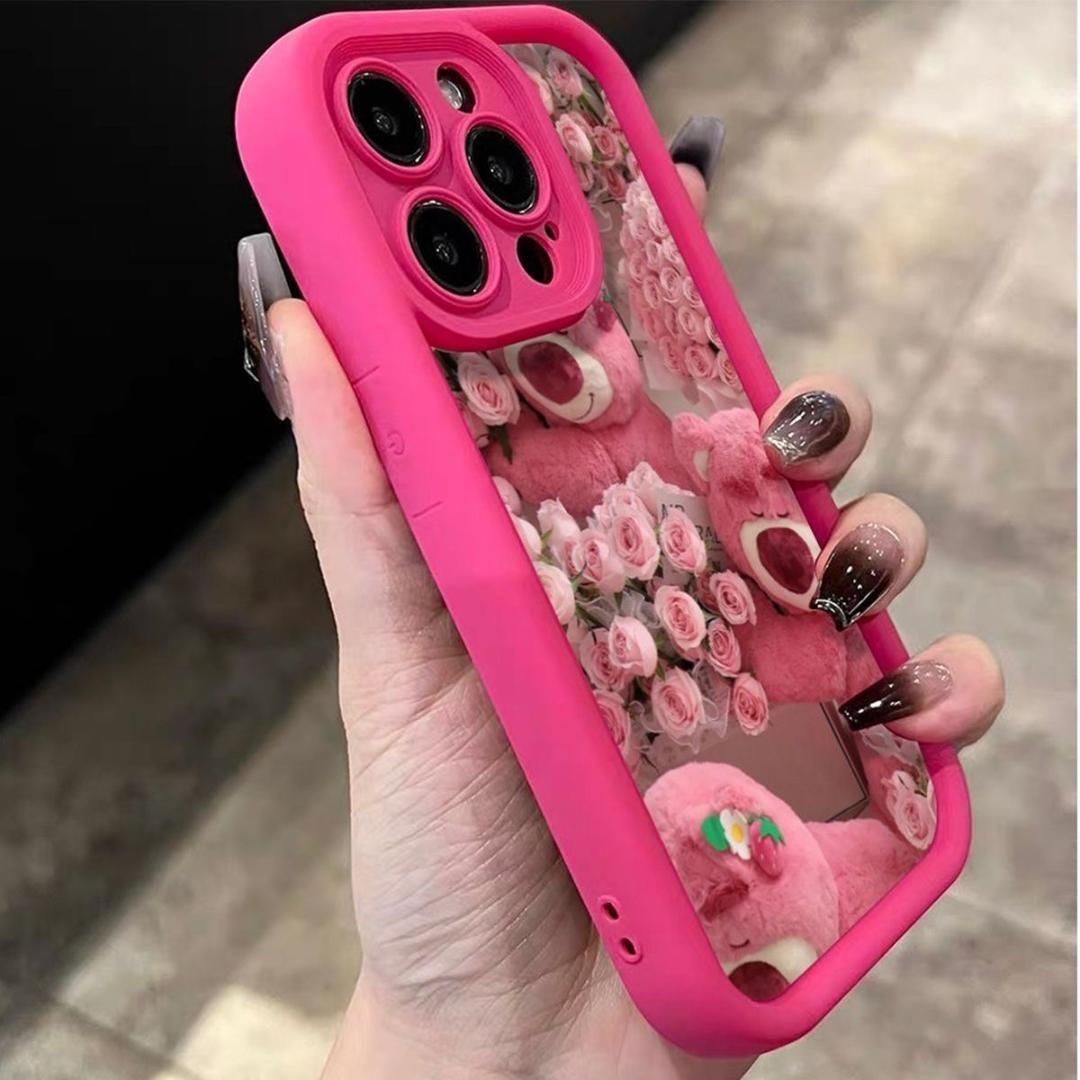 iPhoneケース　耐衝撃　防水 防汗 防埃 防指紋　シリコン　ピンク　保護力◎ thumbnail 3