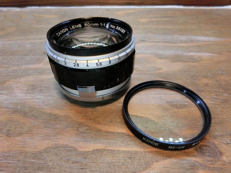 7377 ライカLマウント CANON LENS 50mm 1.2
