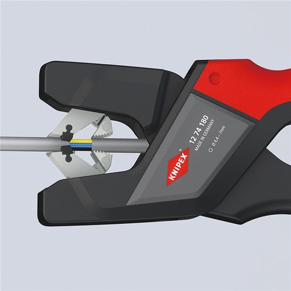 KNIPEX クニペックス オートマチックケーブルストリッパー サイズ80×28×175mm 1274-180 HRDEVELOPMENT_JP