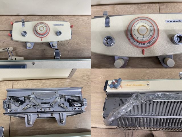 編み機【中古】ART編機 MODEL DX-1000 クリーム色系 手芸 編み物
