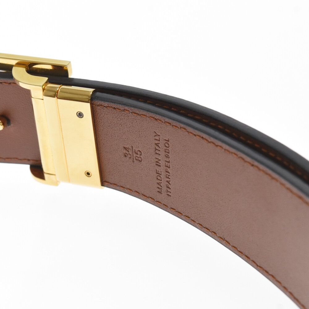 BURBERRY ゴールドバックル　ベルト　バーバリー BURBERRY - 新品 バーバリー BURBERRY ベルト TBベルト
