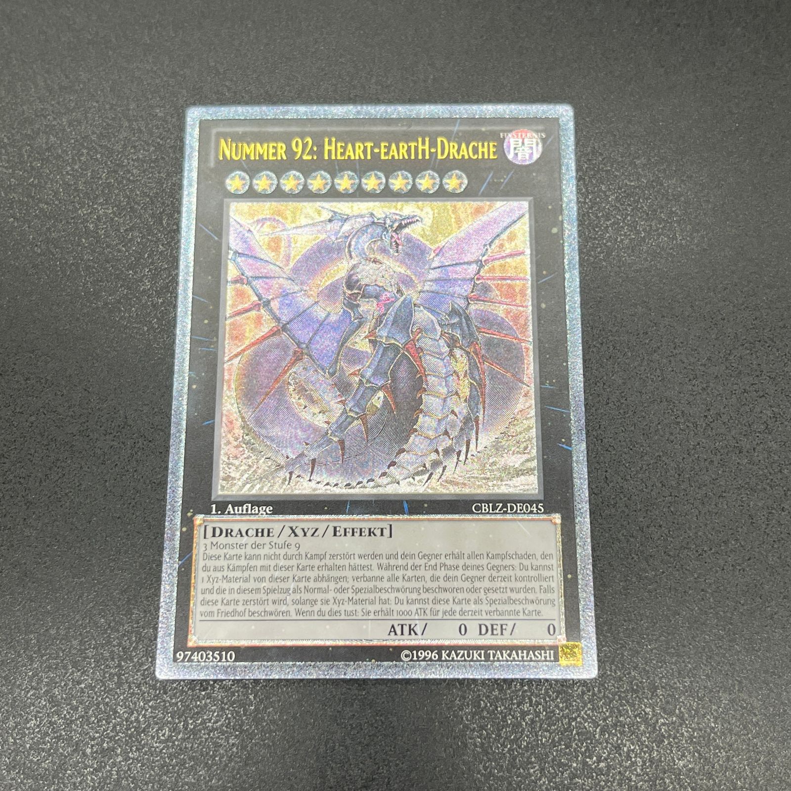 遊戯王】偽骸神龍 Heart-eartH Dragon EU版1st レリーフ 遊戯王】偽骸神龍 Heart-eartH Dragon EU版1st レリーフ