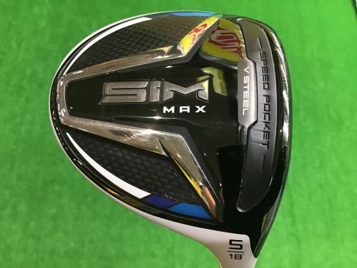 テーラーメイド SIM MAX 5W フェアウェイウッド FW TENSEI BLUE TM50 FW フレックスSR メンズ 男性用 右利き 右用 Cランク ゴルフクラブ