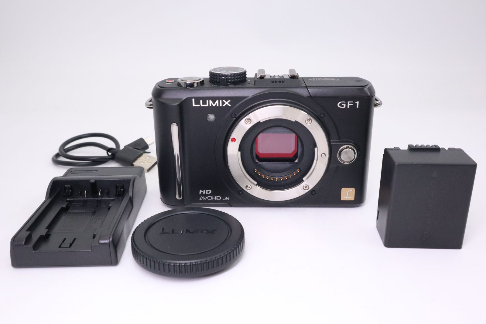 Panasonic LUMIX DMC-GF1 パナソニック ミラーレス一眼 ブラック f10092