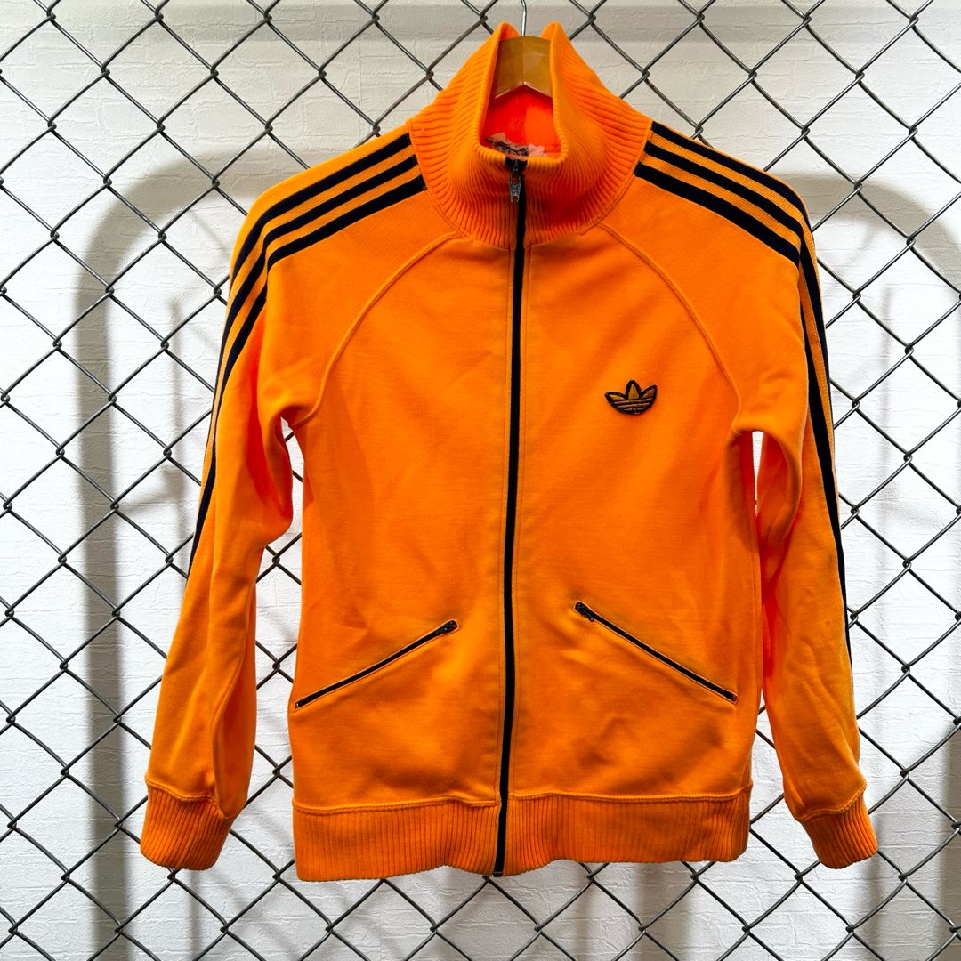 adidas 80's Orange Color Vintage Track Jacket Korea 韓国製