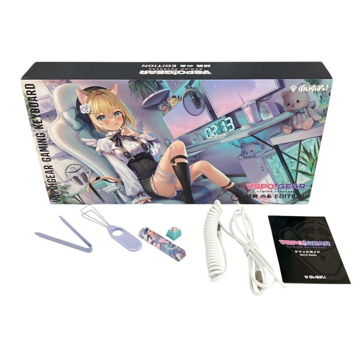 ぶいすぽっ! VSPO!GEAR ゲーミング キーボード 胡桃のあ EDITION