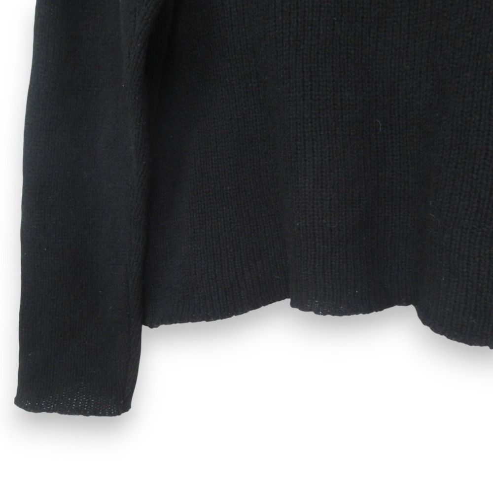美品 humoresque ユーモレスク turtleneck ラムウール×カシミヤ タートルネック 長袖 ニット セーター サイズ38 ネイビー系 レディース 古着 中古 美品 humoresque ユーモレスク turtleneck ラムウール×カシミヤ