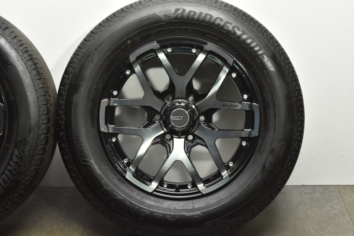 バリ溝】SSR ディバイド ZS 18in 8J +20 PCD139.7 ブリヂストン 