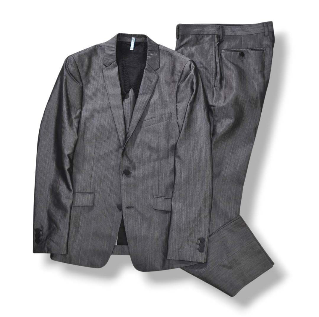 ●美品●Roen semanticdesignロエン●ダブルスーツ●セットアップ 美光沢】 ロエン Roen x セマンティックデザイン semanticdesign