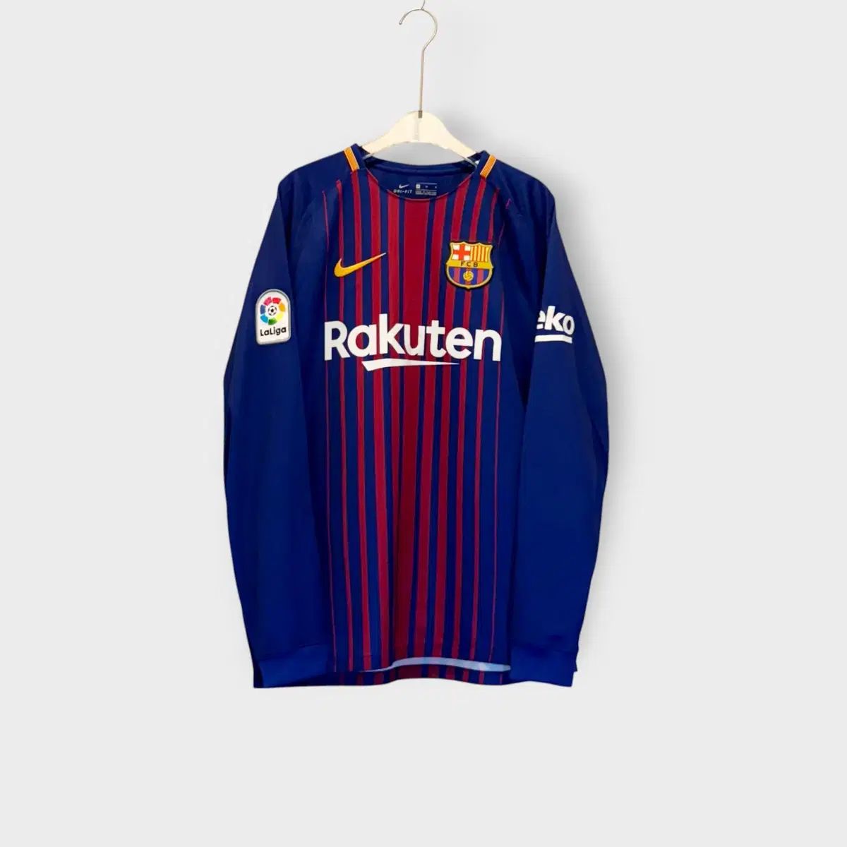 メッシ#10】バルセロナ 選手支給 ユニフォーム 17/18 長袖Lサイズ