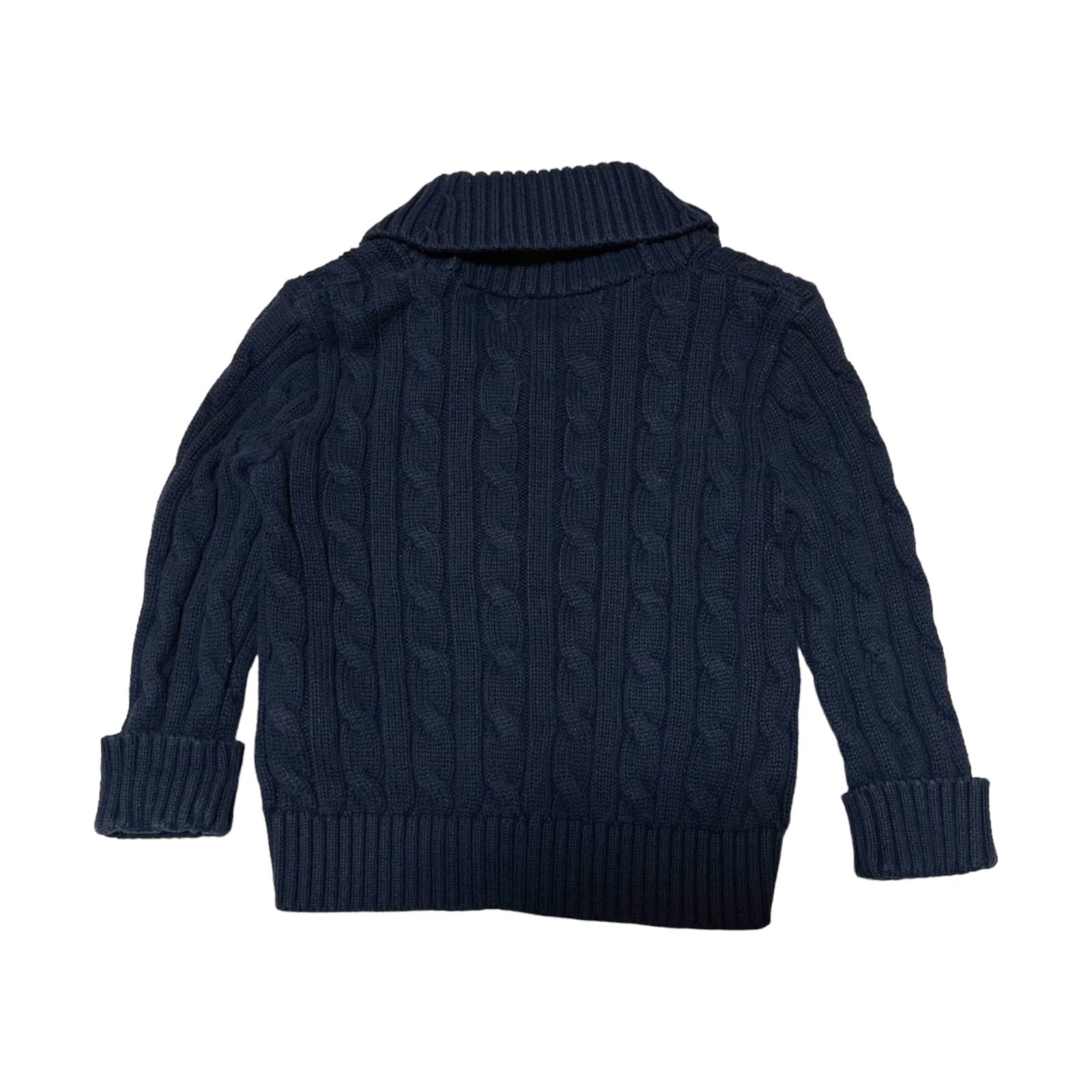 RALPH LAUREN ラルフローレン ベビー ニットカーディガン ネイビー 