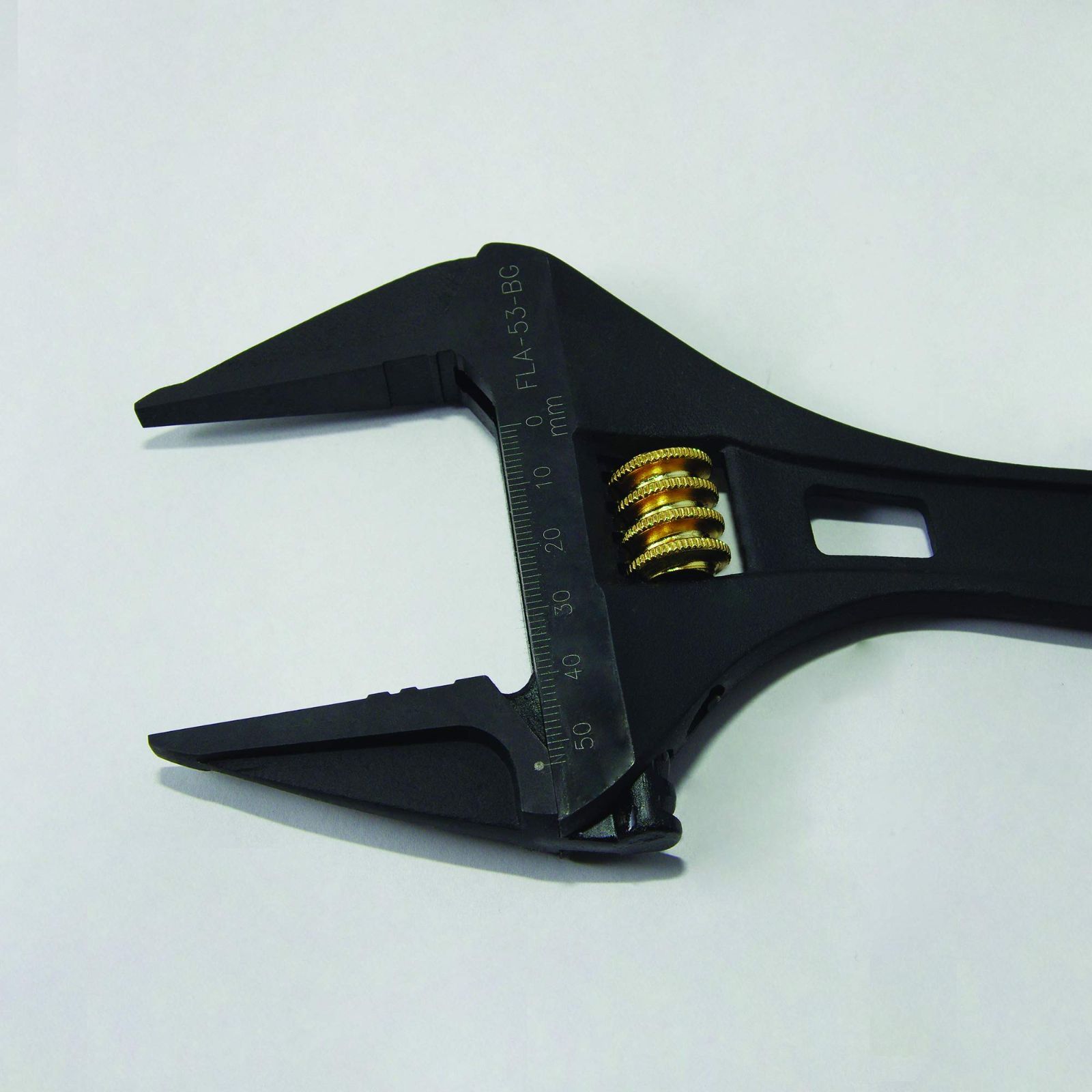 フジ矢 Fujiya ライトモンキーレンチ 黒金 FLA-53-BG 最大開口 53 mm