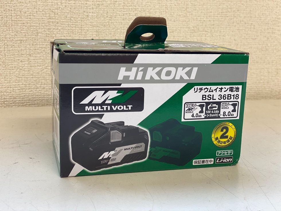 HiKOKIハイコーキ36Vバッテリー 4.0Ah BSL36B18-