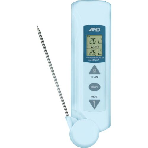 7営業日以内発送 エー アンド デイ Ａ＆Ｄ AD5612WP 防水型放射温度計 406-8939 防滴放射温度計 中心温度計付 赤外線放射温度計 沖縄離島販売不可