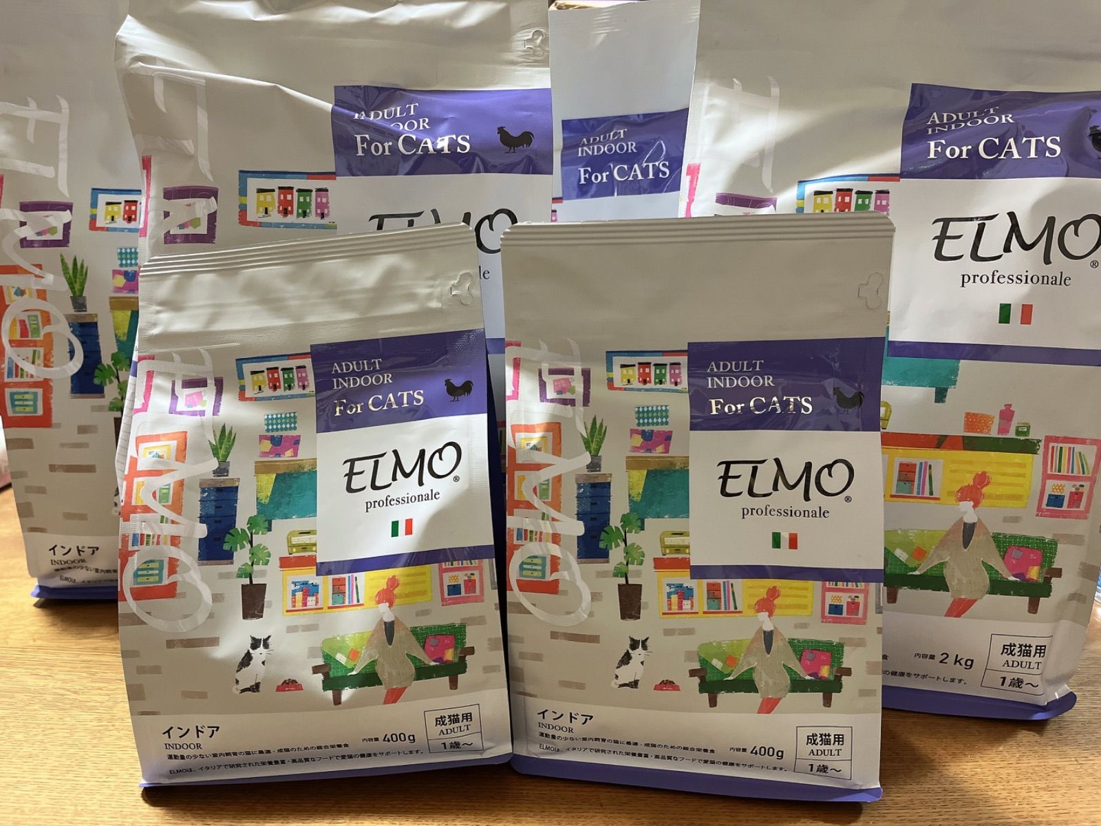 ELMO 8.8kg エルモ インドア INDOOR 成猫用 キャットフード - nyan