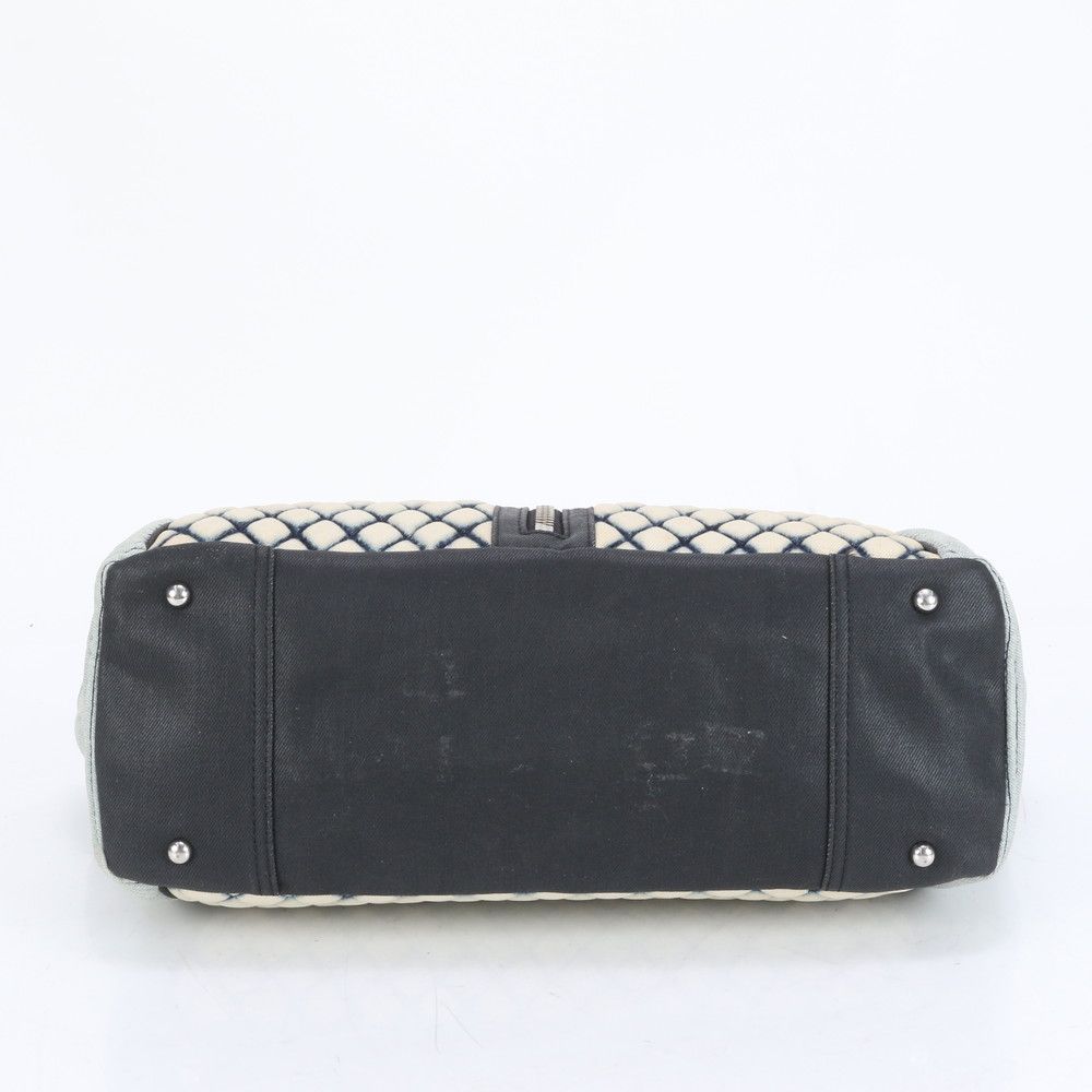 美品 ディーゼル キルティング ジップ スタッズ レザー 2WAY トート