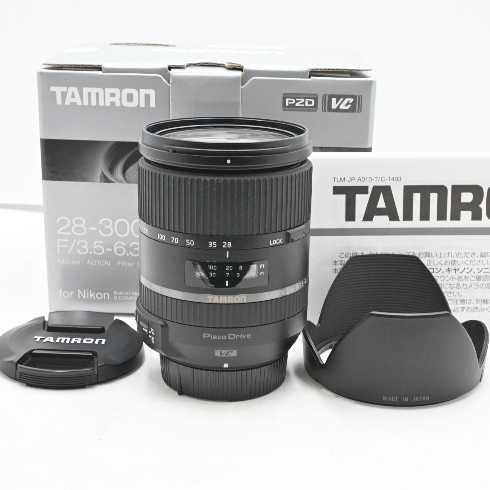 上品 TAMRON 28-300mm F3.5-6.3 Di VC PZD ニコン用 フルサイズ対応 A010N