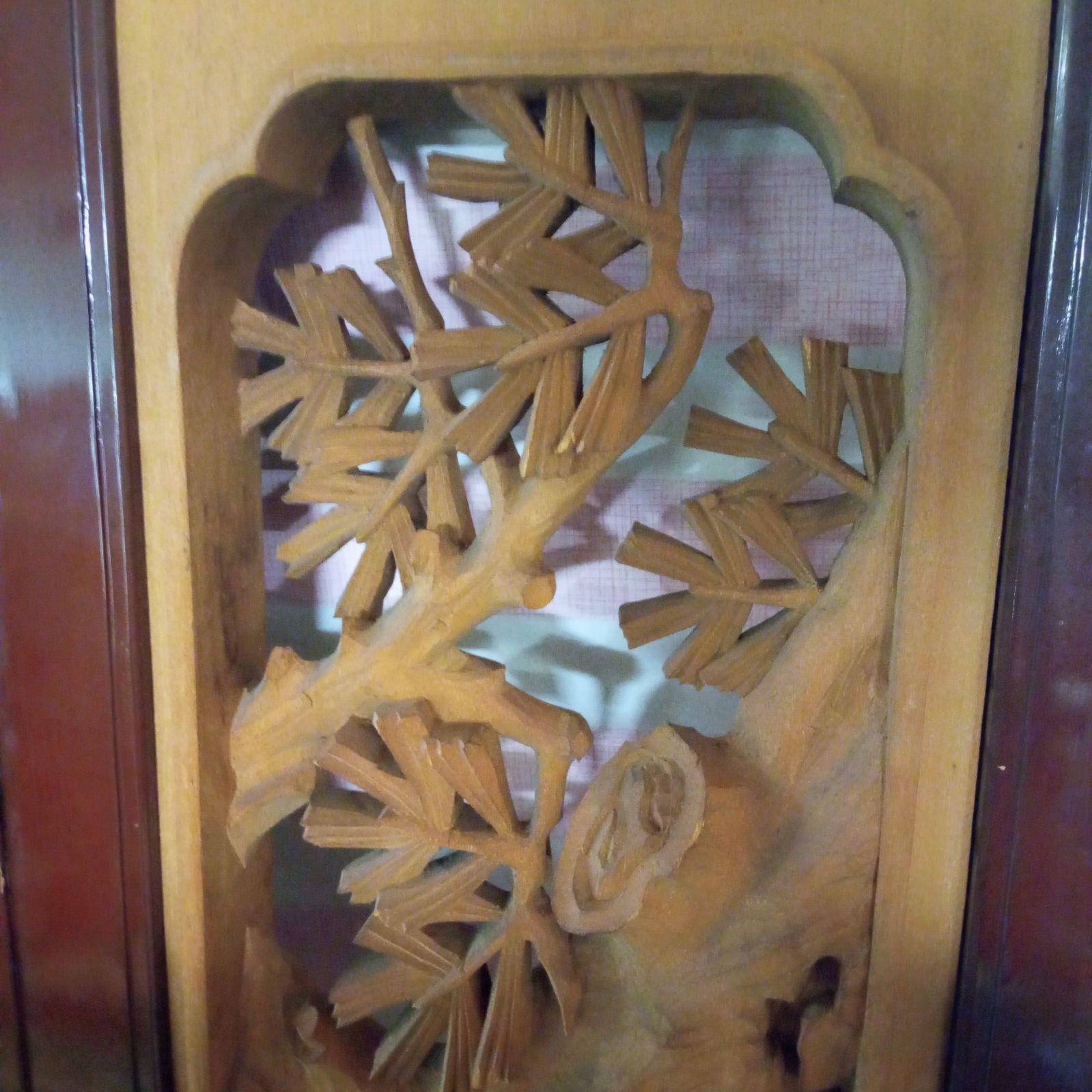 ◯ 欄間 建具 2枚セット レトロ 木製 アンティーク 昭和 - メルカリ