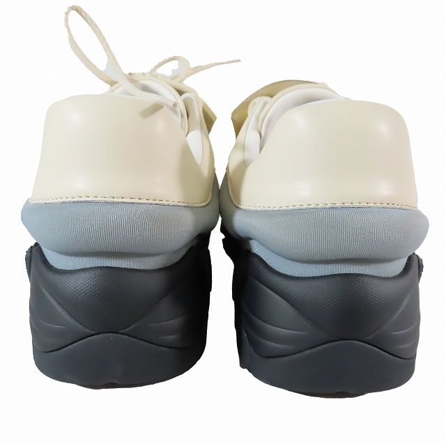 ラフシモンズ RAF SIMONS アンテイ ロゴ スニーカー シューズ クリーム
