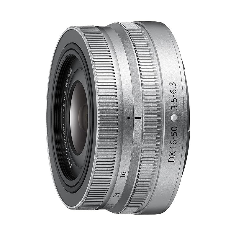 Nikon 標準ズームレンズ NIKKOR Z DX 16-50mm f|3.5-6.3 VR シルバー Zマウント DXレンズ NZDXVR16-50SL