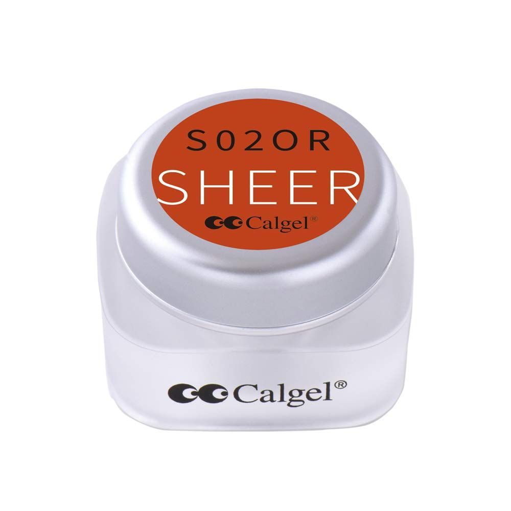 【新着商品】2.5g バーントシェンナ CGS02OR プラス ジェルネイル Calgel CalGel(カルジェル)