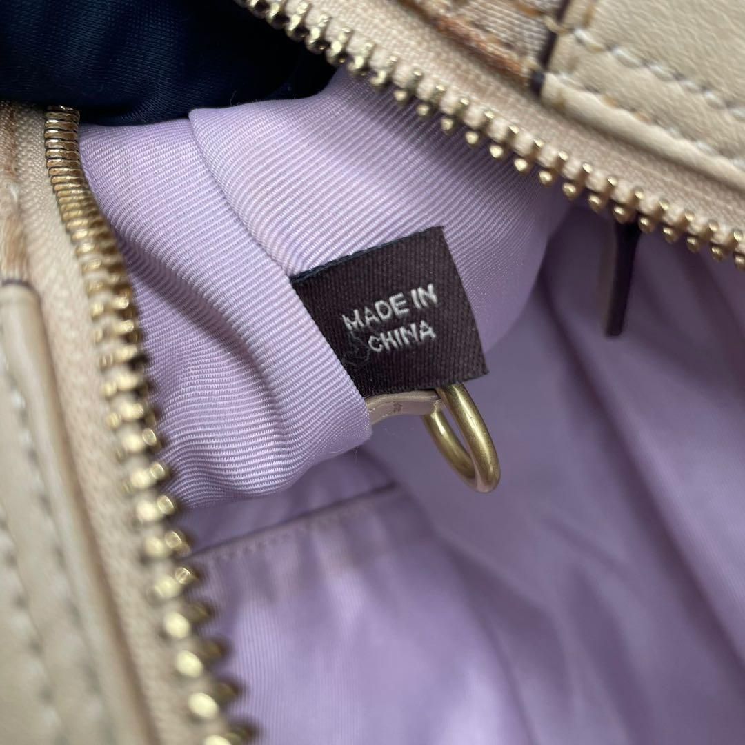 良品 4952 COACH コーチ 2wayハンドバッグ キャンバス ベージュ - メルカリ
