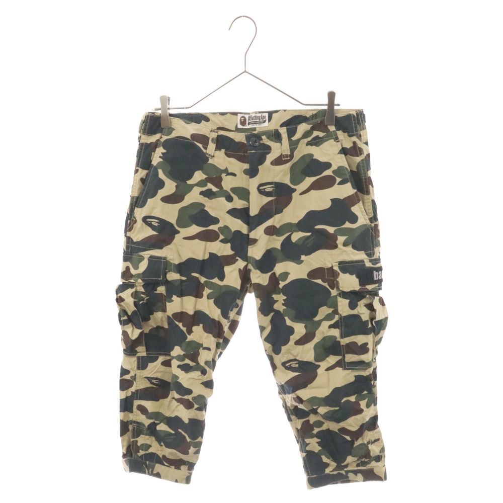 A BATHING APE (アベイシングエイプ) 7分丈 サルカモ カーゴパンツ 