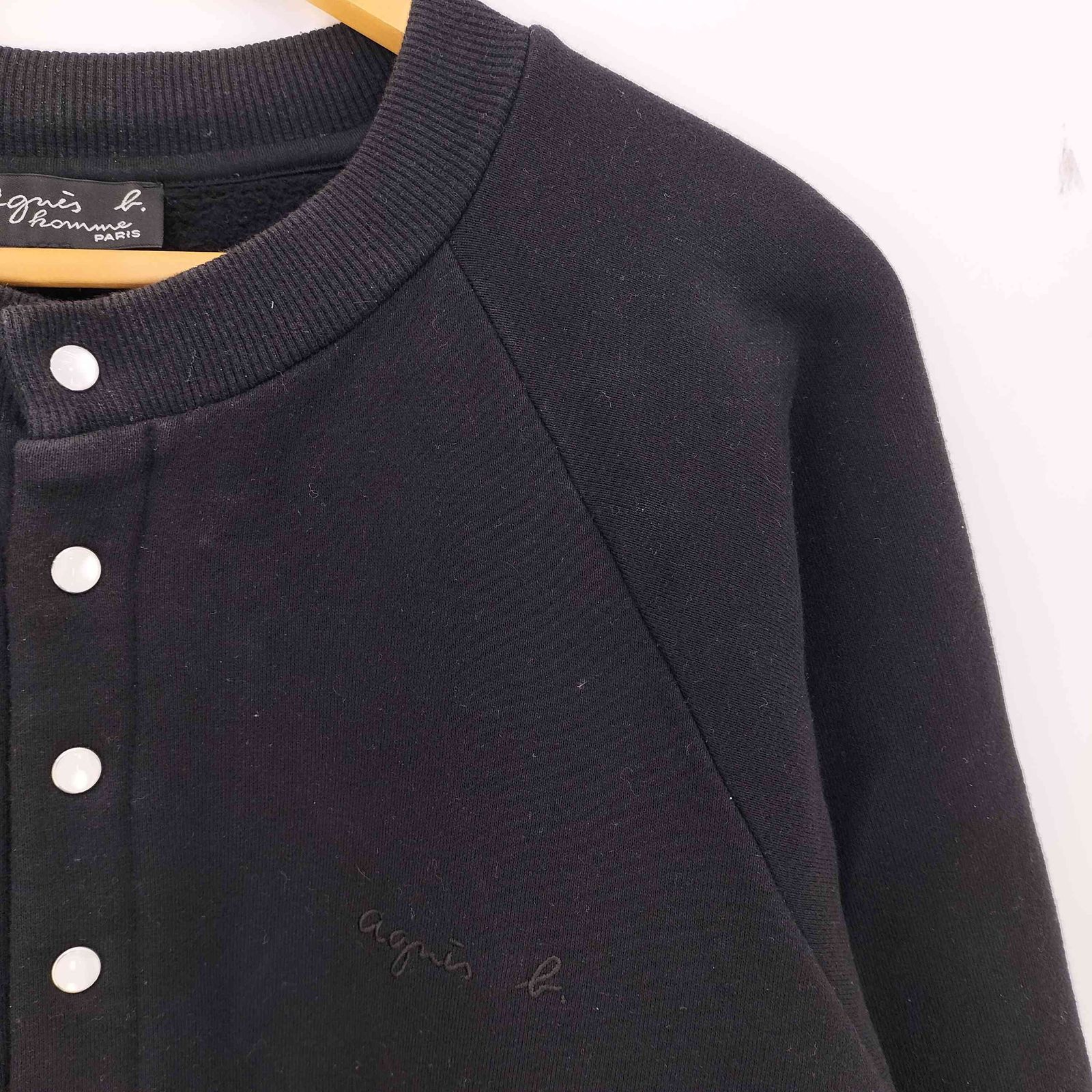 アニエスベーオム Agnes b.homme スウェット プレッションカーディガン
