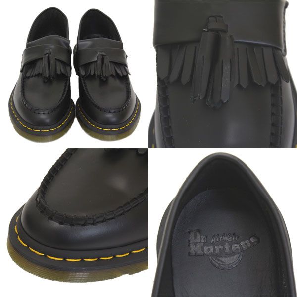 Dr.Martens ドクターマーチンイエローステッチ タッセルローファーuk5 Dr Martens☆ADRIAN☆タッセル ローファー☆イエローステッチ (Dr