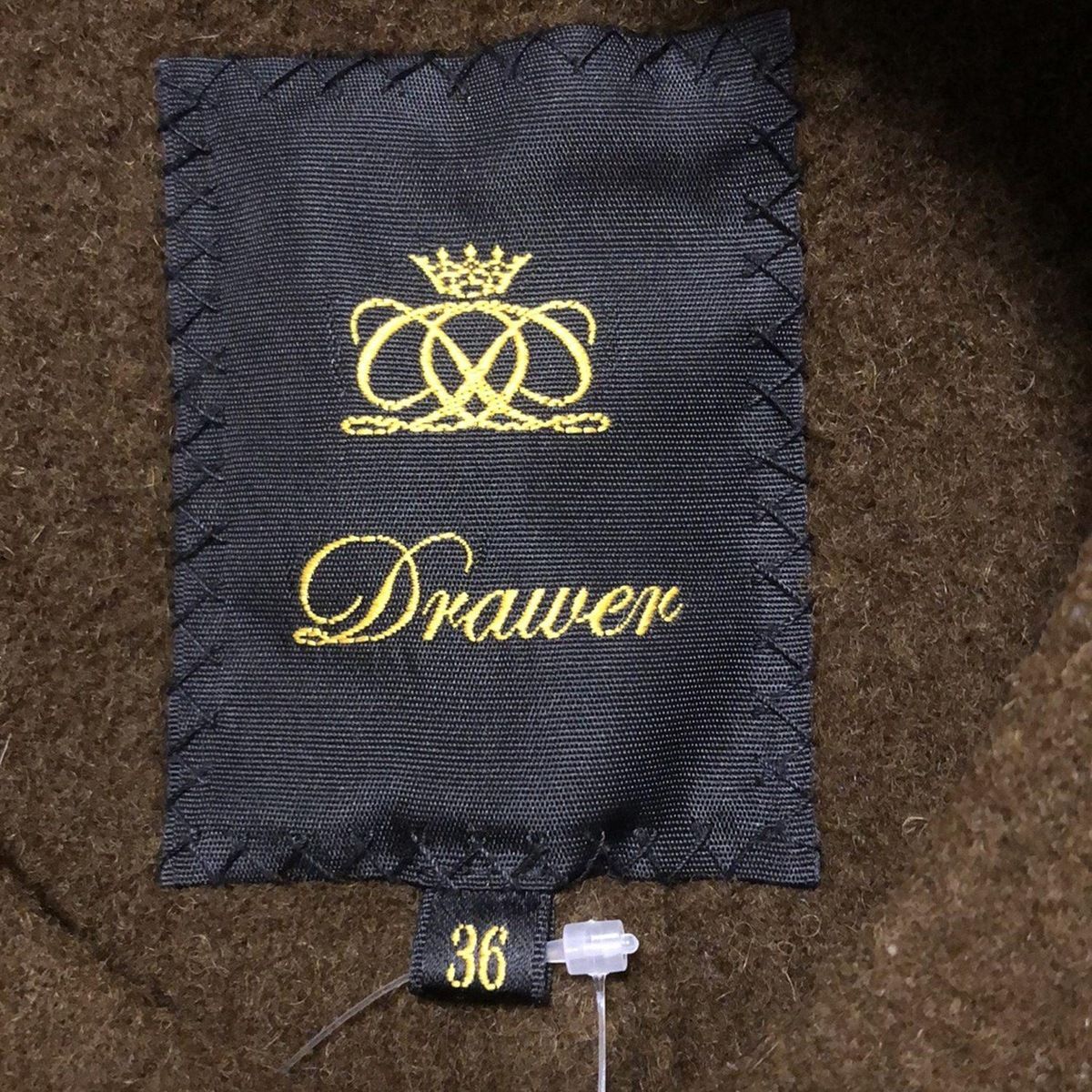 Drawer(ドゥロワー) コート サイズ36 S レディース - ダークブラウン  