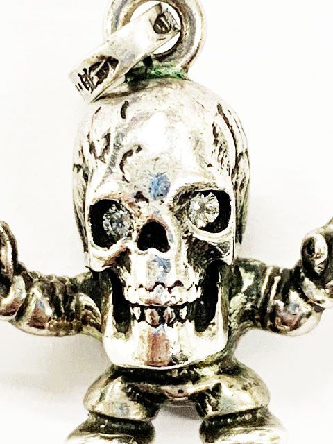 クロムハーツ CHROME HEARTS TINY FOTI HARRIS TEETER CHARM W DIAMOND  