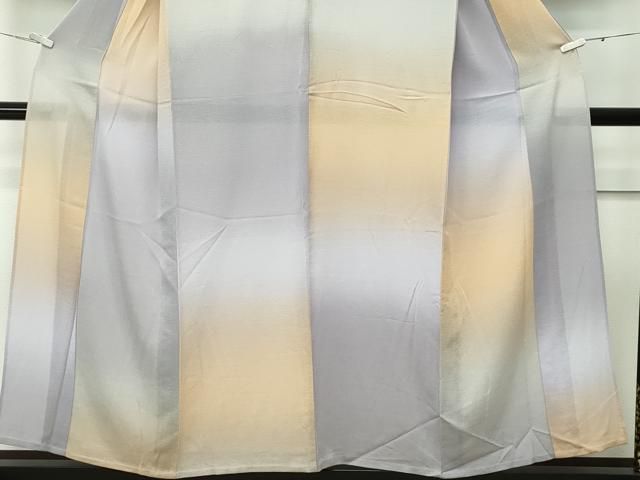 平和屋本店□極上 夏物 小紋 絽縮緬 暈し染め 逸品 CZAA2355s5 - メルカリ 