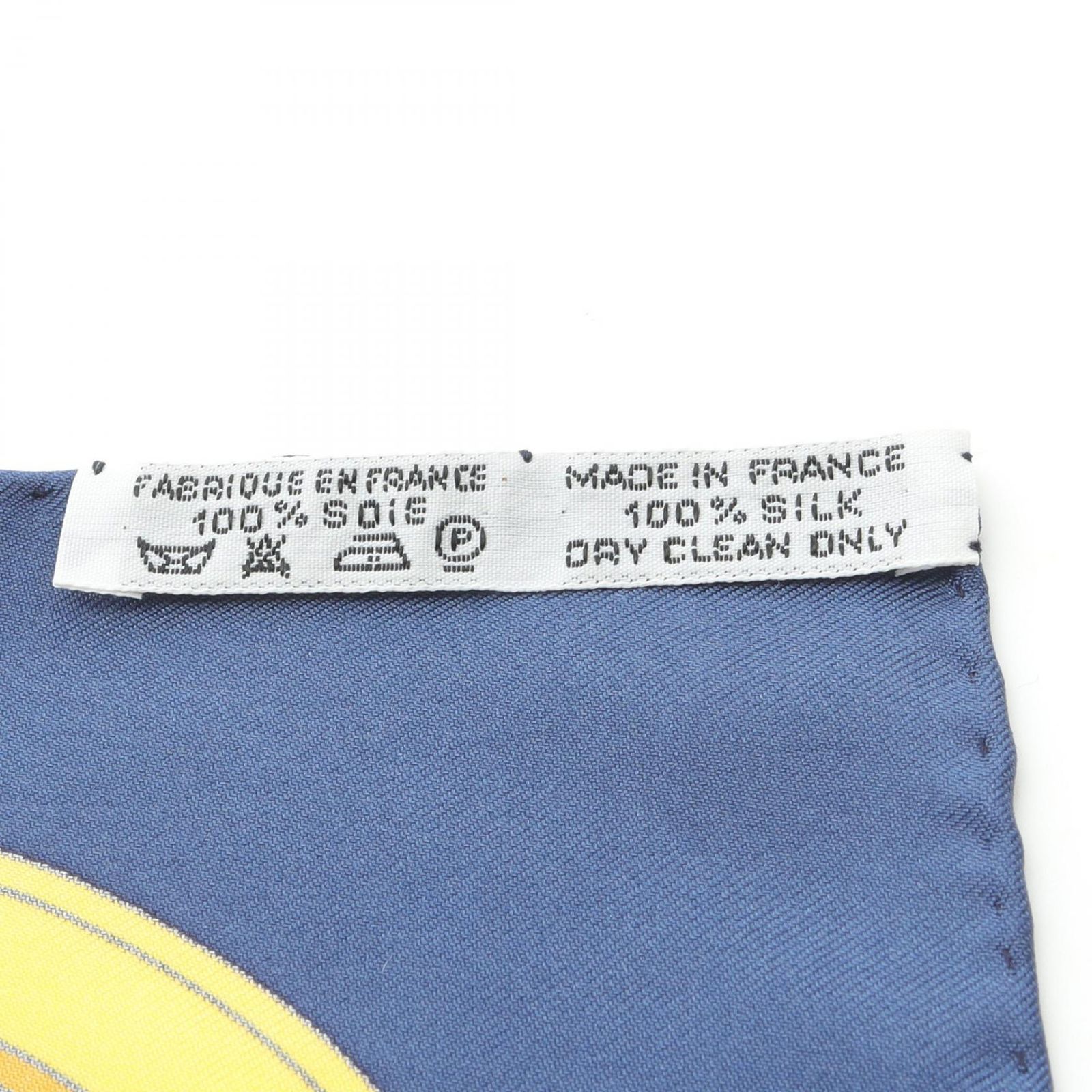 質屋 エルメス HERMES カレ90 GRAND APPARAT 盛装の馬 青 紺 赤 ブルー