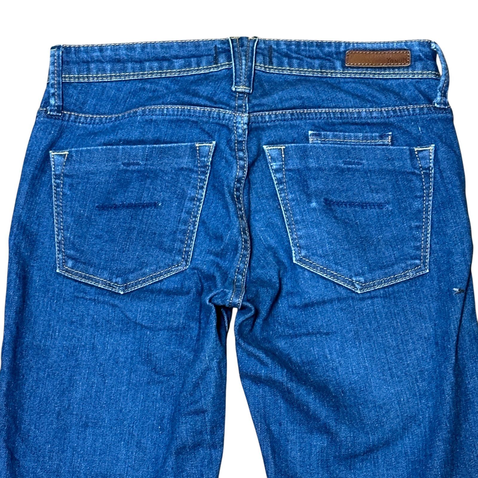 YANUK PATRICIA ANKLE スキニーデニム ブルー サイズ24 レディースXS 