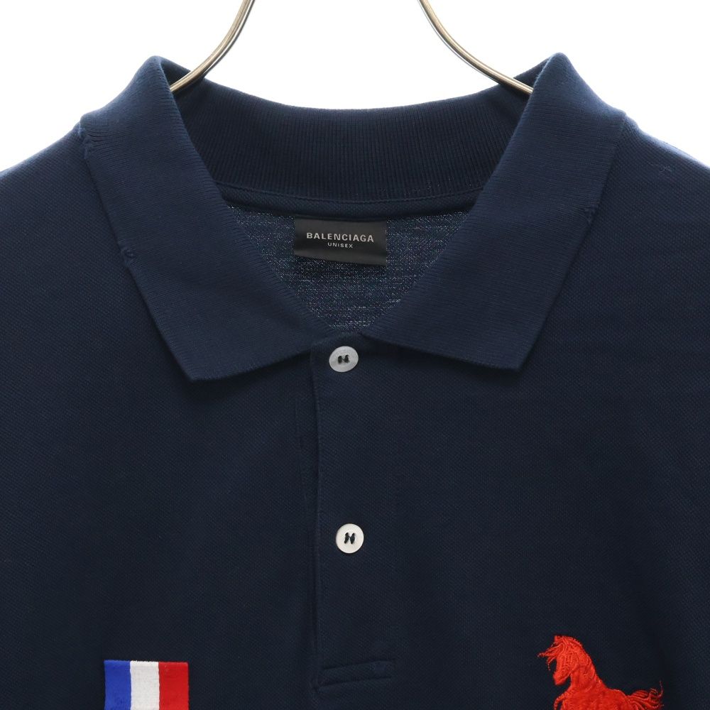 BALENCIAGA (バレンシアガ) 24SS Paris Horse Polo Shirt パリスホース