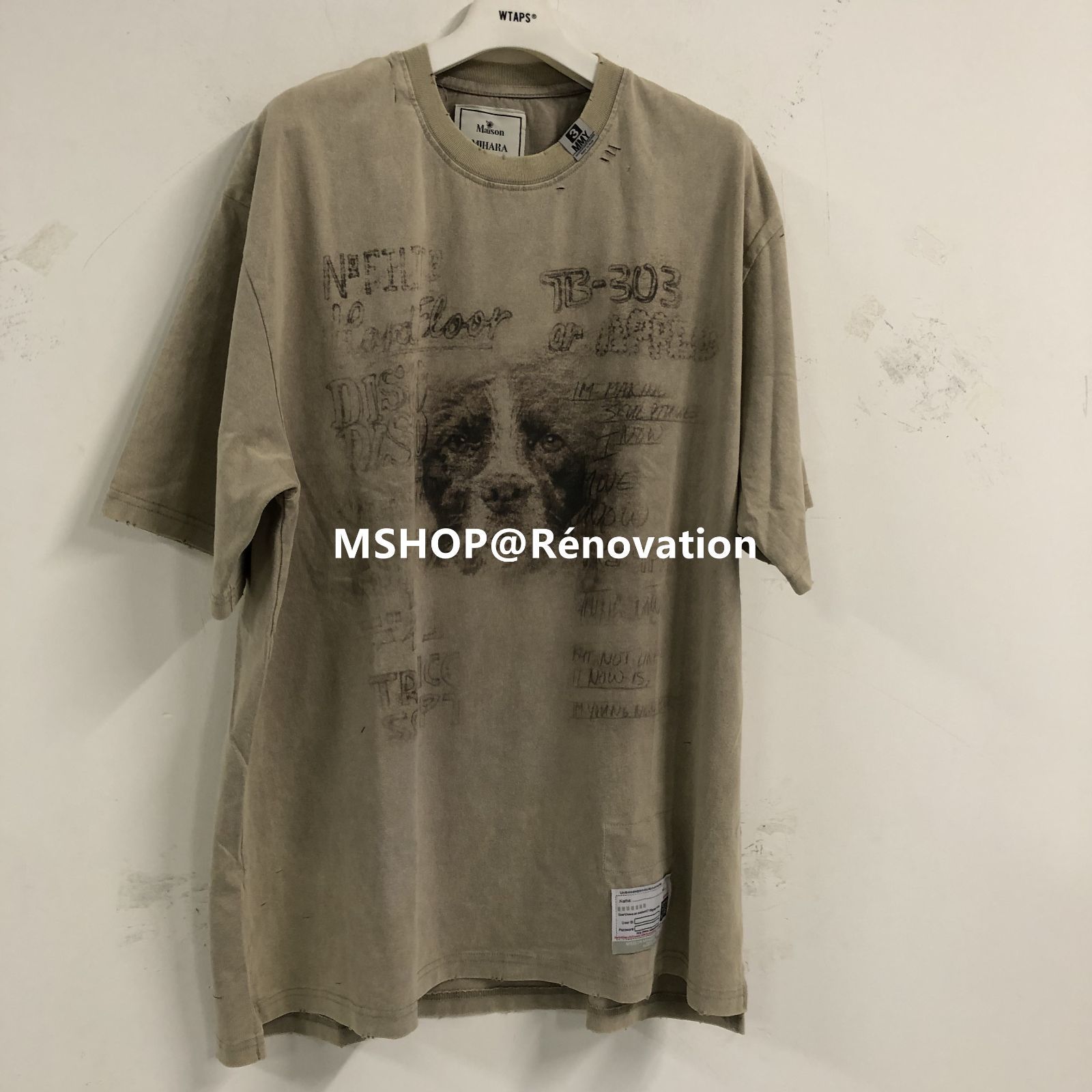 Maison MIHARA YASUHIRO BLEACHED TEE 44 - メルカリ