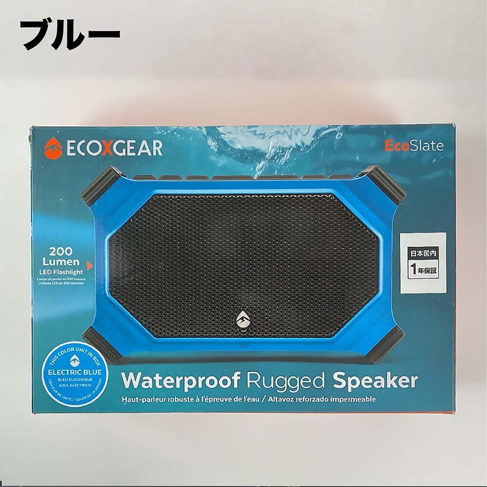 ECOXGEAR EcoBoulder+ スピーカー 防水 ワイヤレススピーカーGDI