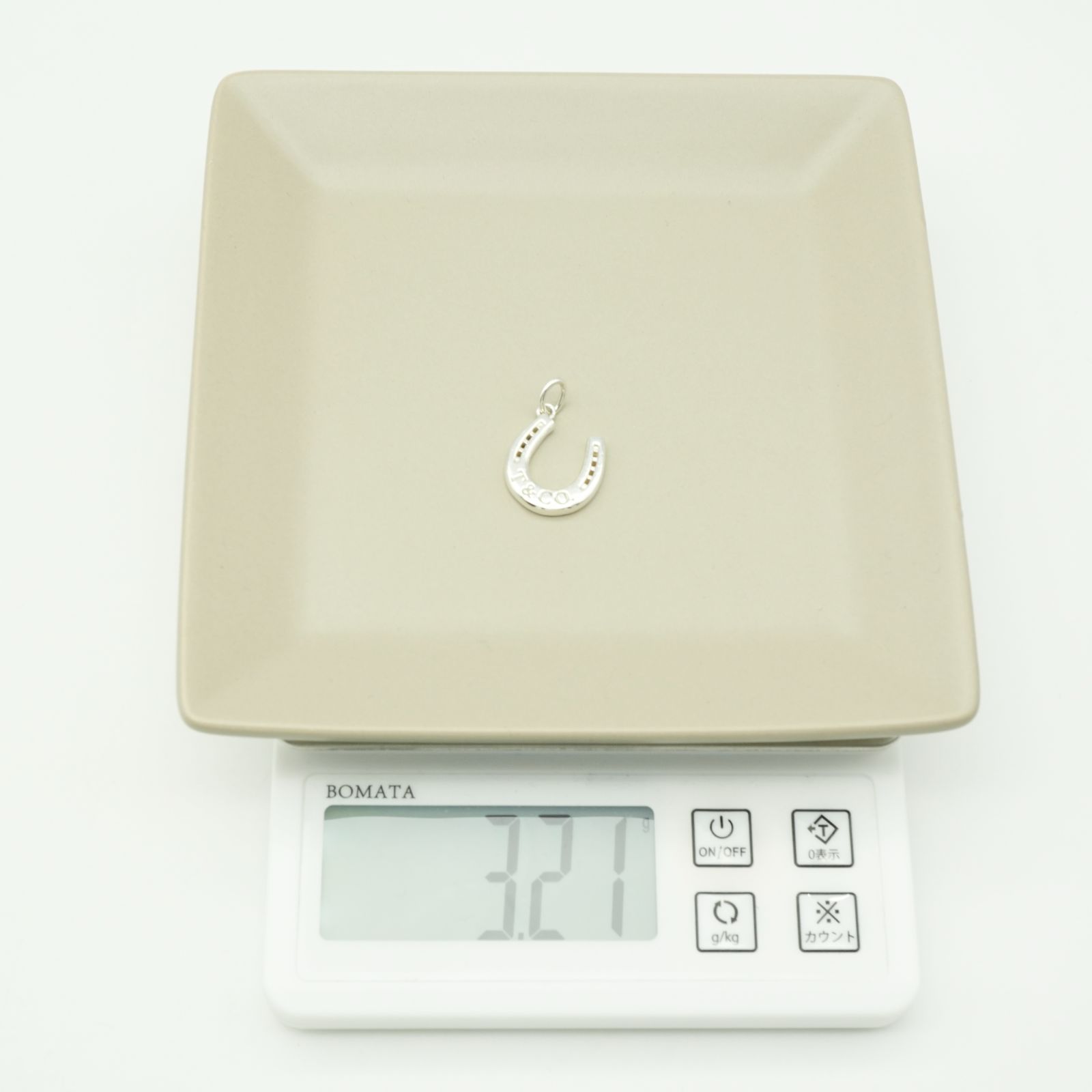 希少極美品 ティファニー ホースシュー ペンダントトップ/25-274S  