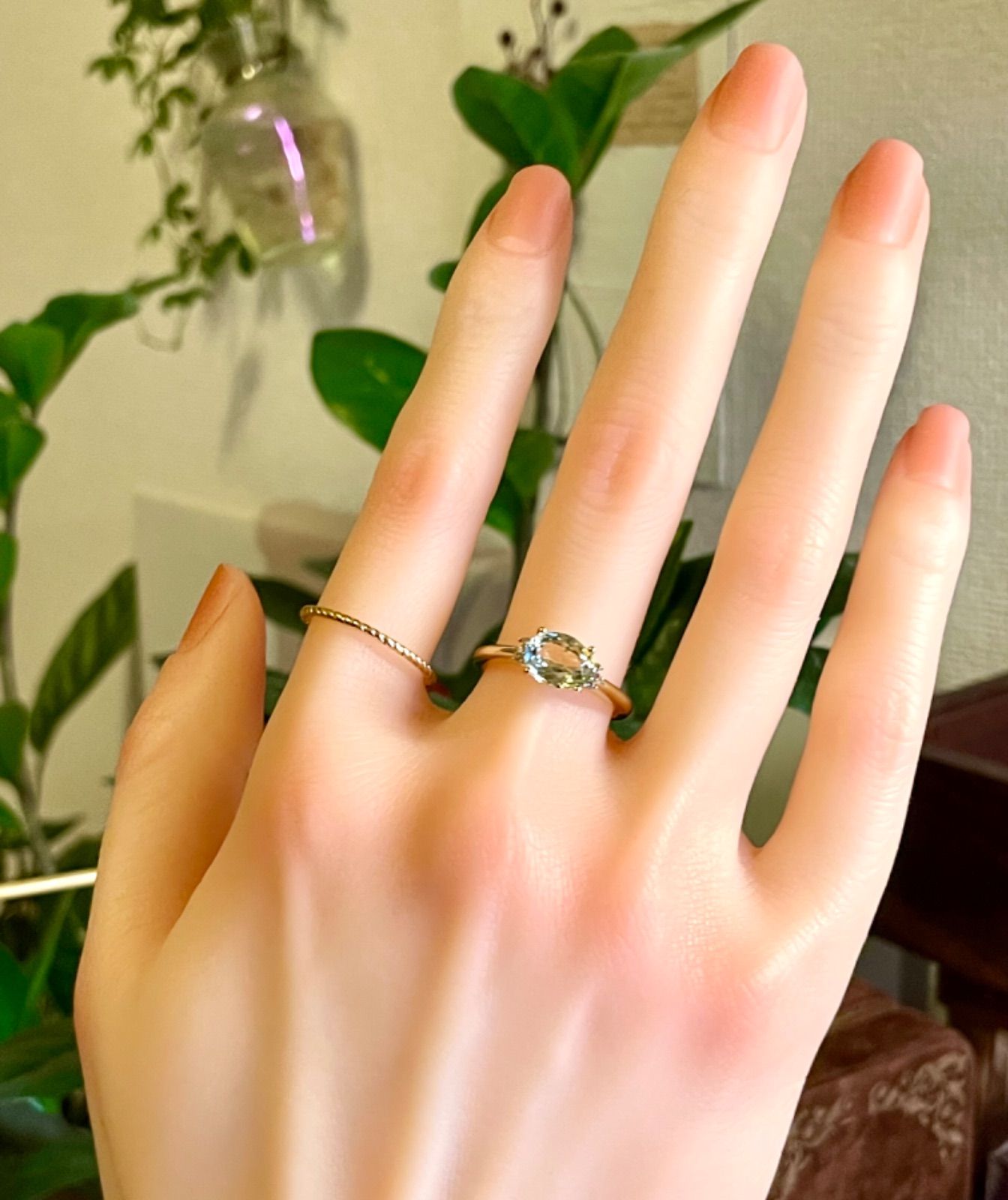 GSTV◇K18YG*18号*シリマナイトリング*1.5ct*指輪*ダイヤモンド - メルカリ