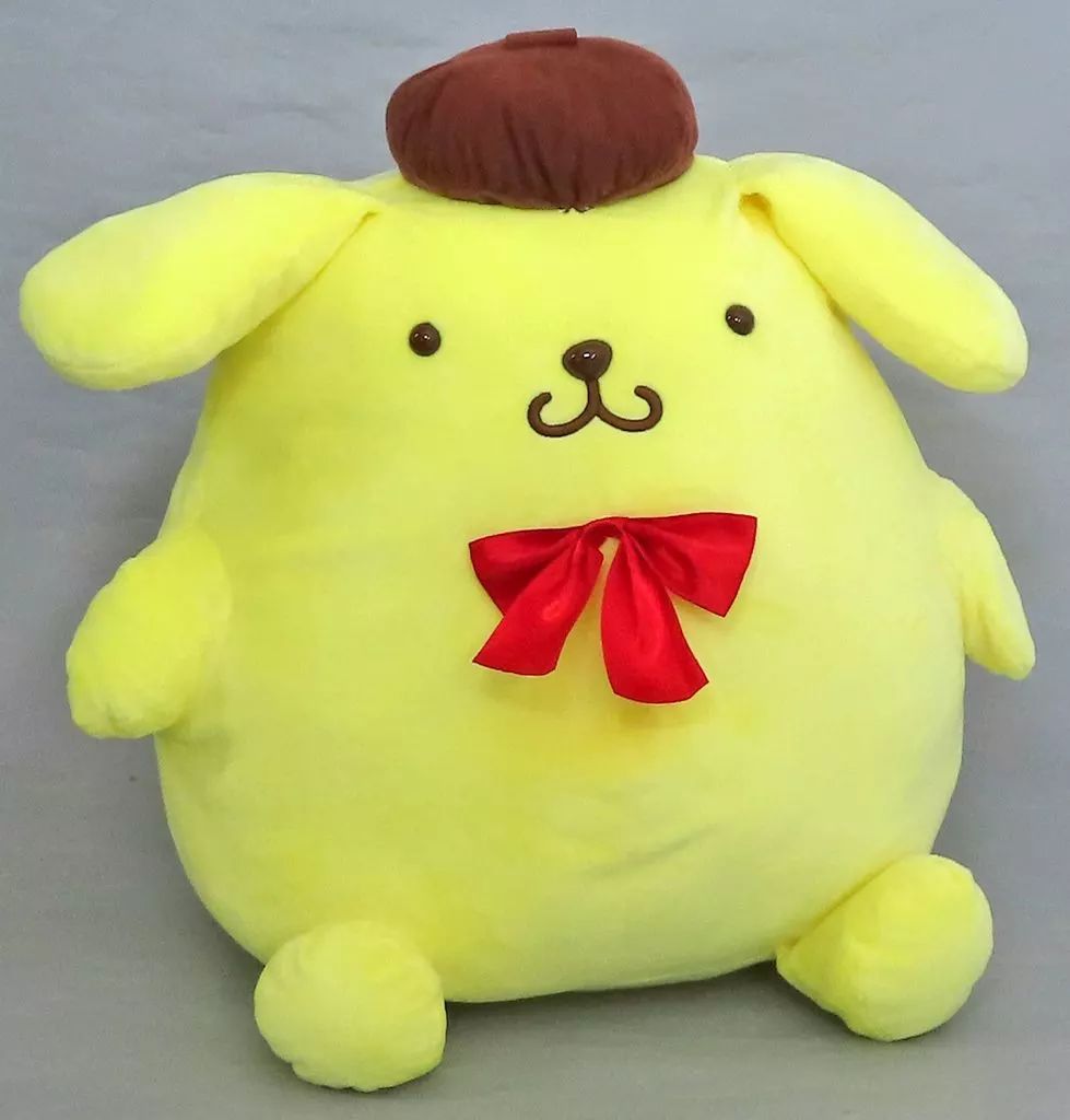 中古】ぬいぐるみ ポムポムプリン 超超BIGぬいぐるみ～おめかし
