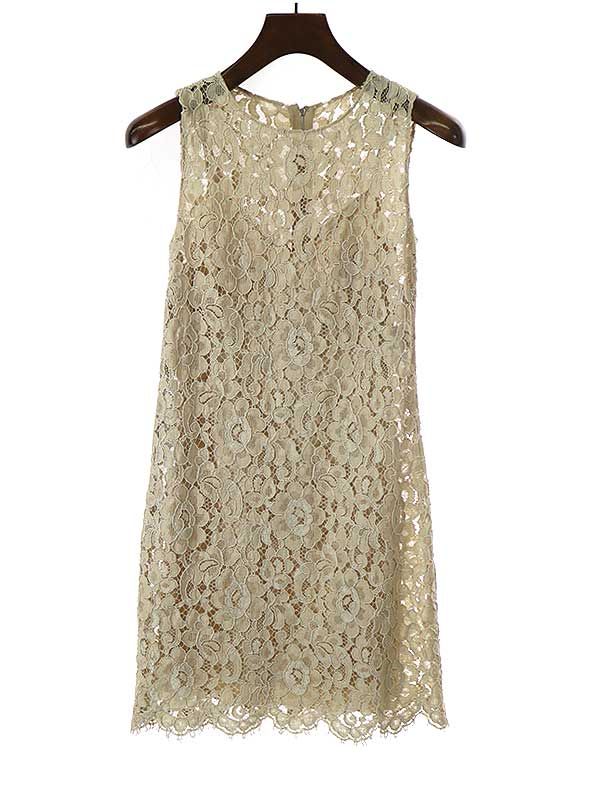 Dolce & Gabbana フラワー マキシドレス ベージュ Dolce & Gabbana フラワー マキシドレス ベージュ (Dolce