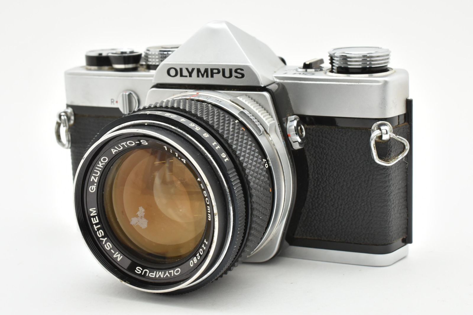 Olympus／オリンパス OM-1 シルバー ボディ + G.Zuiko Auto-S 50mm F1