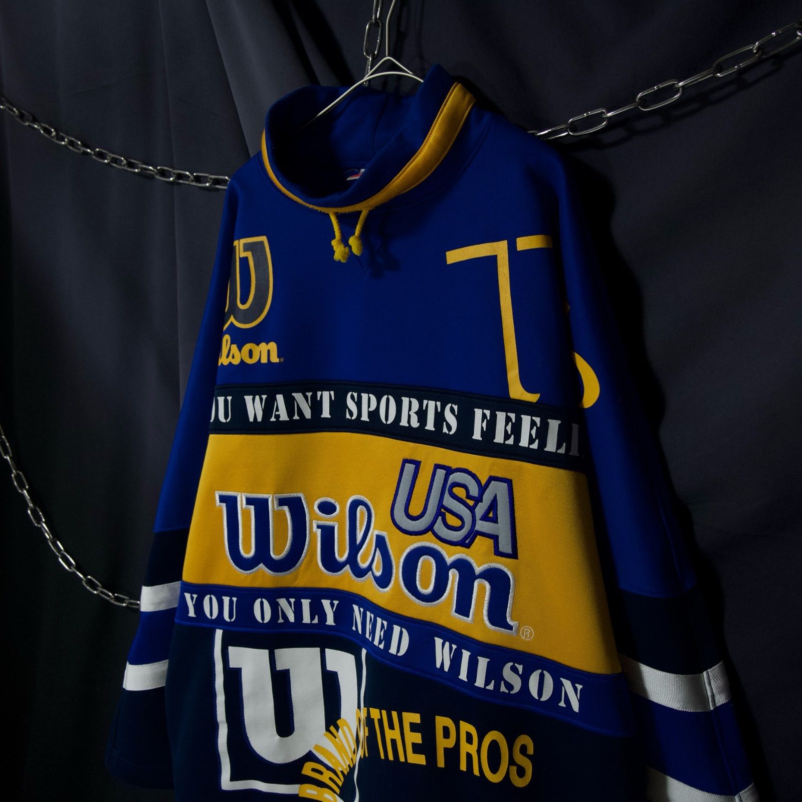 90s wilson セットアップ　ジャージー 90s Wilson Hit Union Japan made Full Graphics Sweat Track