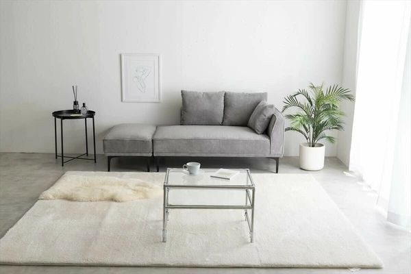 オットマン付き 2人掛け