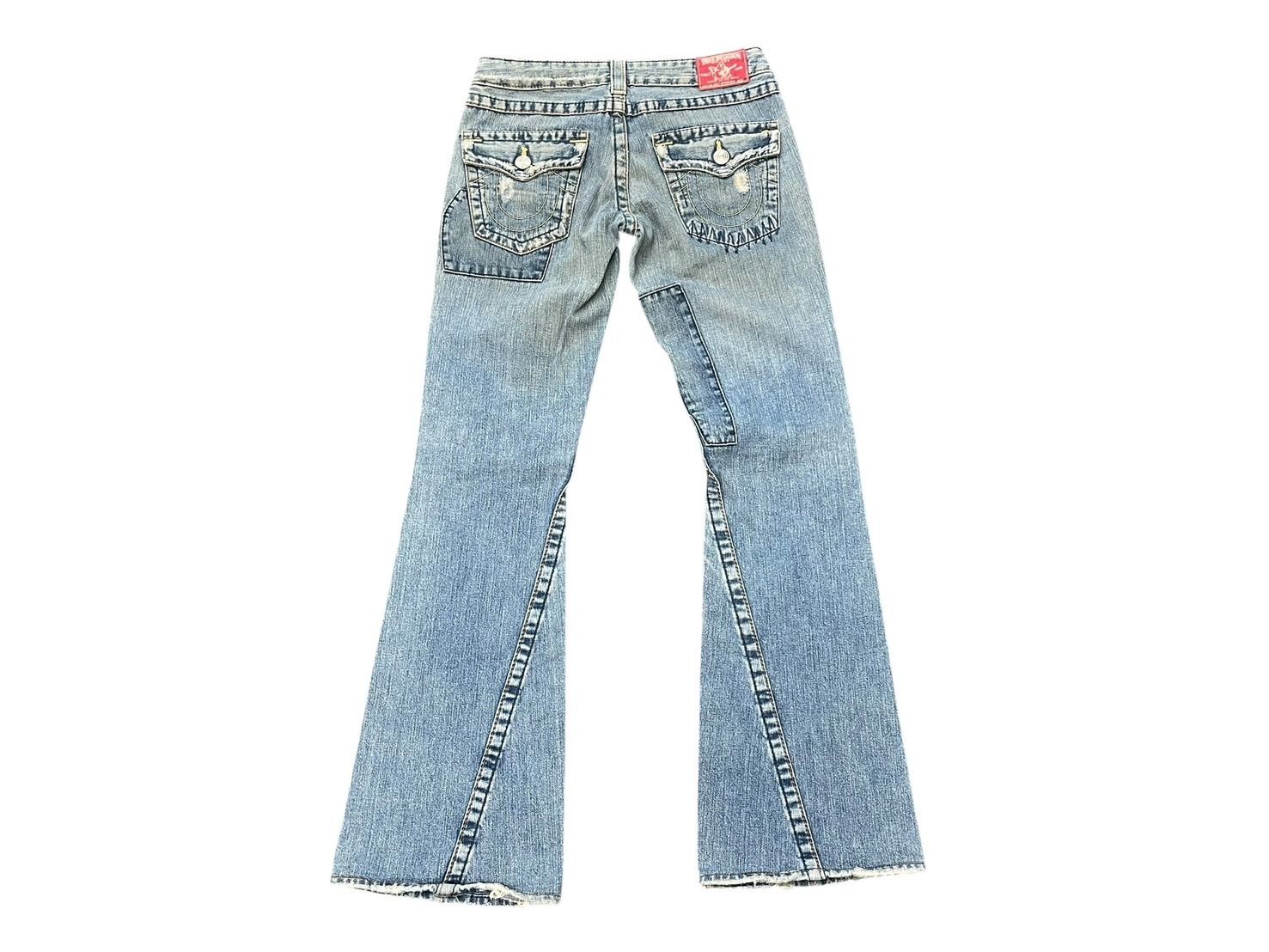 TRUE RELIGION トゥルーレリジョン ダメージ デニムパンツ コットン RN112790 サイズ27 4b007918