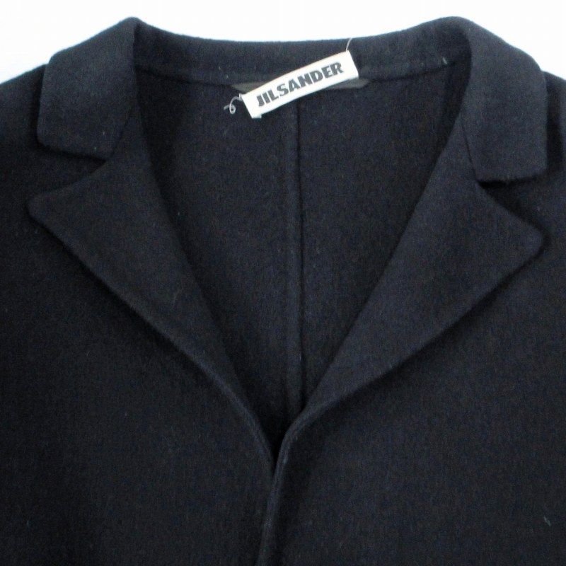 Jil sander 21aw メルトンウール　ジルサンダー　チェスターコート Jil Sander(ジルサンダー) チェスターコート(メンズ) - 海外通販