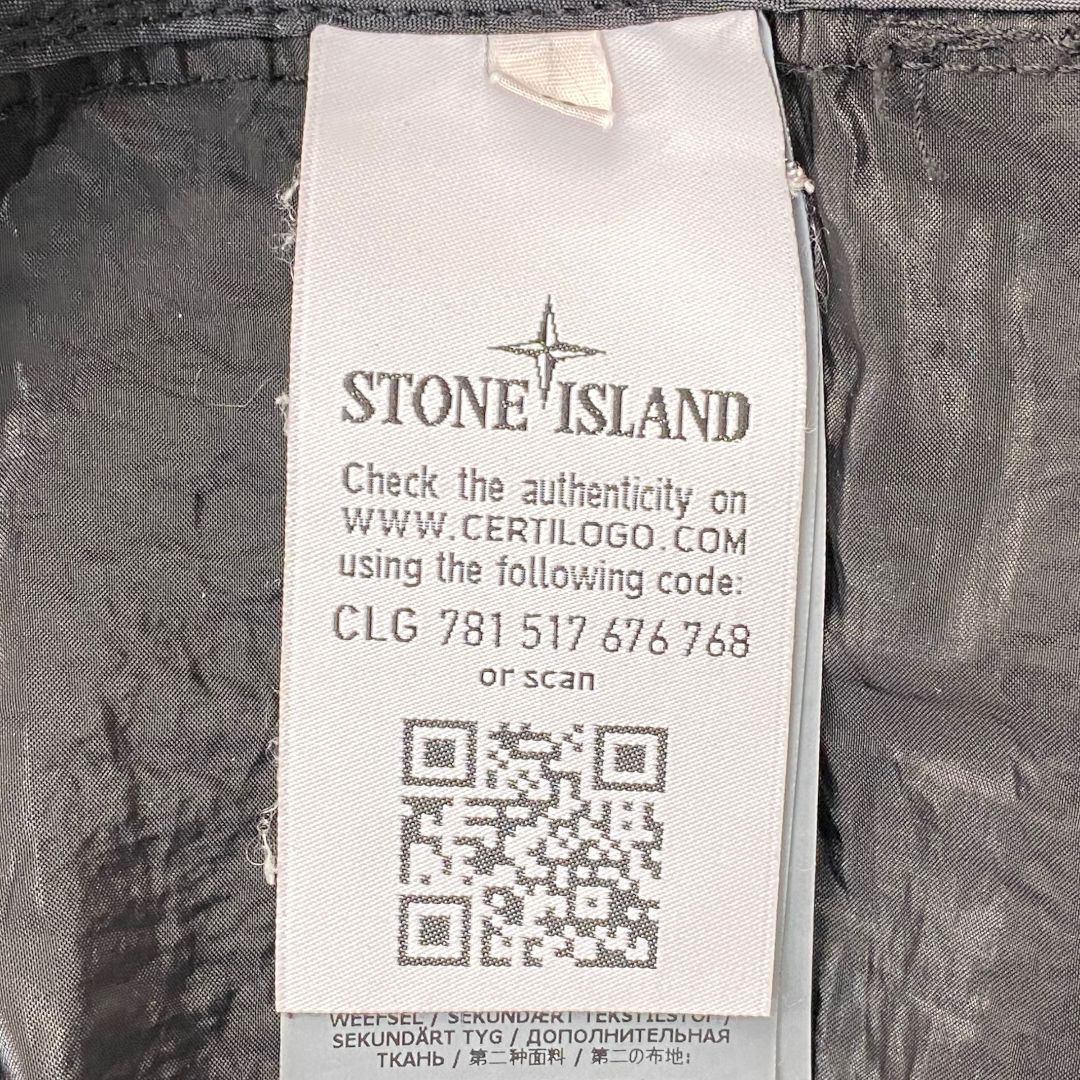 STONE ISLAND ストライプナイロンコート サイズL - GRAIZ-UsedBrand