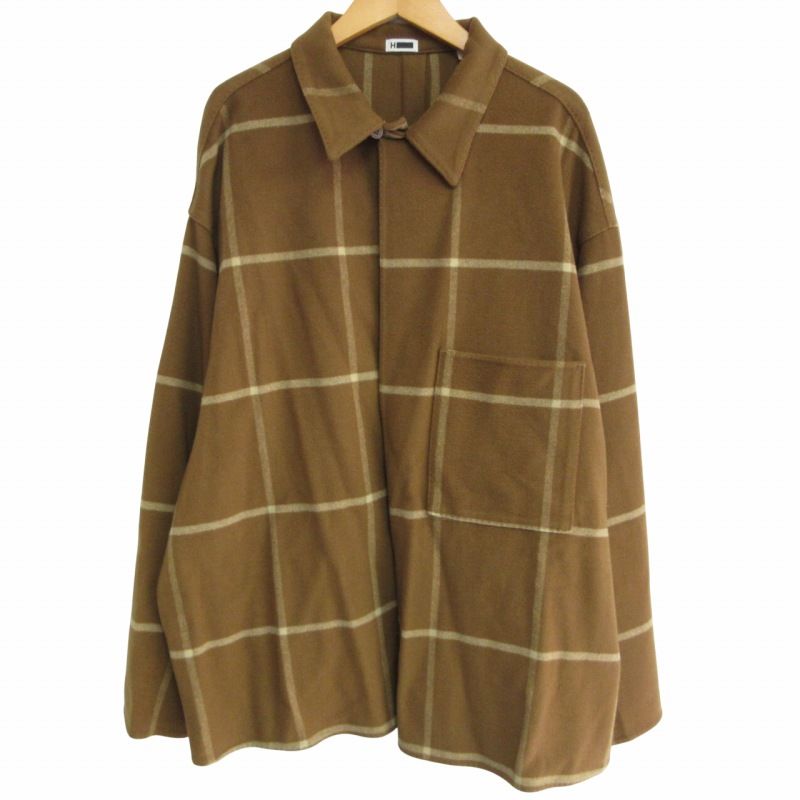 H BEAUTY&YOUTH H STOLE CHK CARRE SHIRT B&Y ユナイテッドアローズ H
