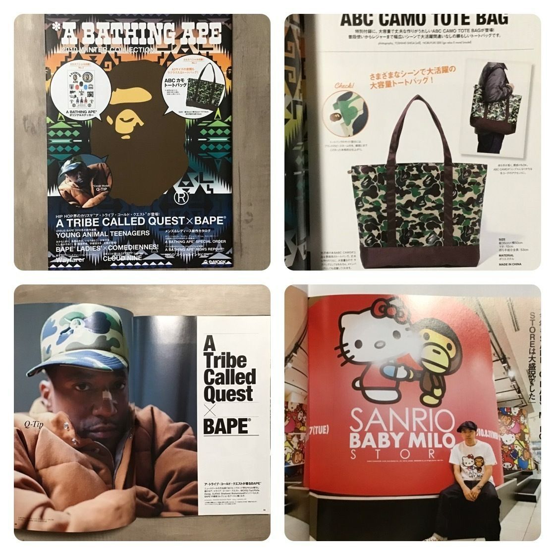 ☆付録未開封☆ 2010 ムック本 a bathing ape BAPE ABC CAMO BAG