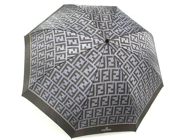 フェンディ ズッカ柄 折りたたみ傘 美品 極美品】フェンディ